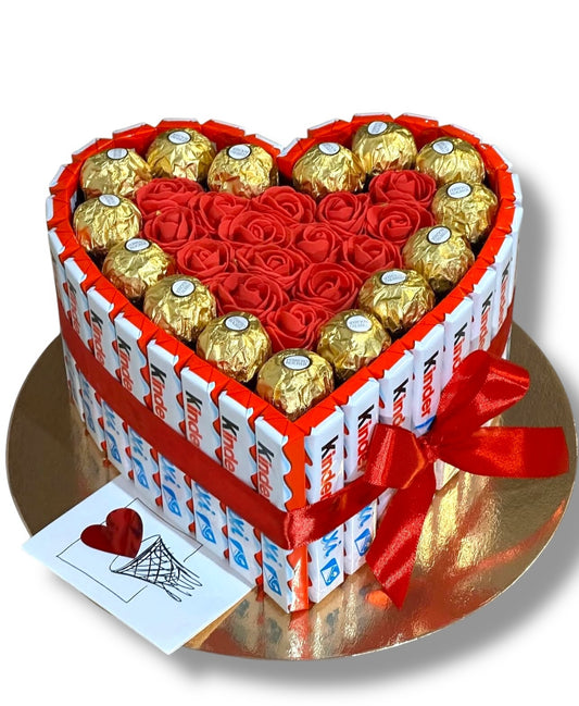 Pralinentorte Liebesherz