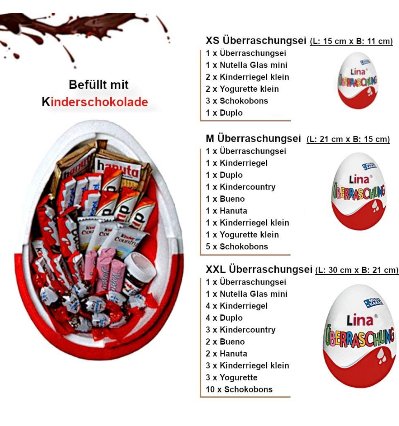 Klassisches Ü-Ei personalisiert